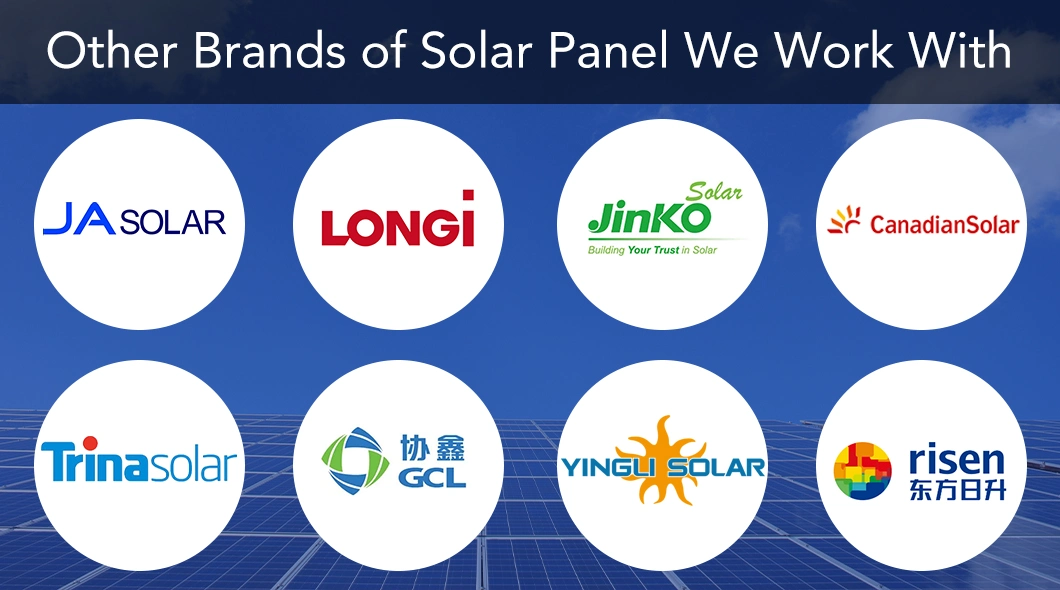 Longi/Ja/Jinko/Trina/Canadian/Risen/My Solar Mono Monocrystalline Pv Poly Photovoltaic 144 Half Cells Solar Panels Prices 550 Watt 540w 545w 550w 555w